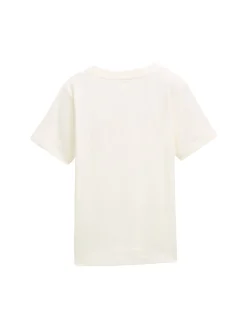 Kinder Tom Tailor Denim Basic T-Shirt mit Stickerei
