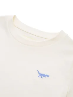 Kinder Tom Tailor Denim Basic T-Shirt mit Stickerei