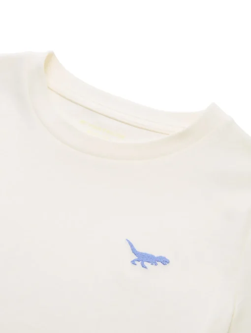 Kinder Tom Tailor Denim Basic T-Shirt mit Stickerei