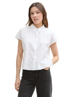 Damen Tom Tailor Denim Baumwoll Shirt