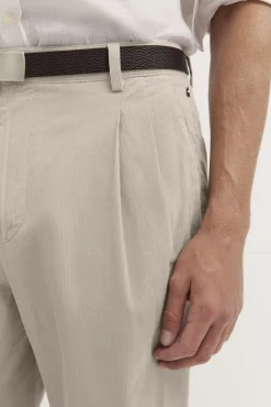 Herren Bugatti Baumwoll-Bermuda mit Bundfalte
