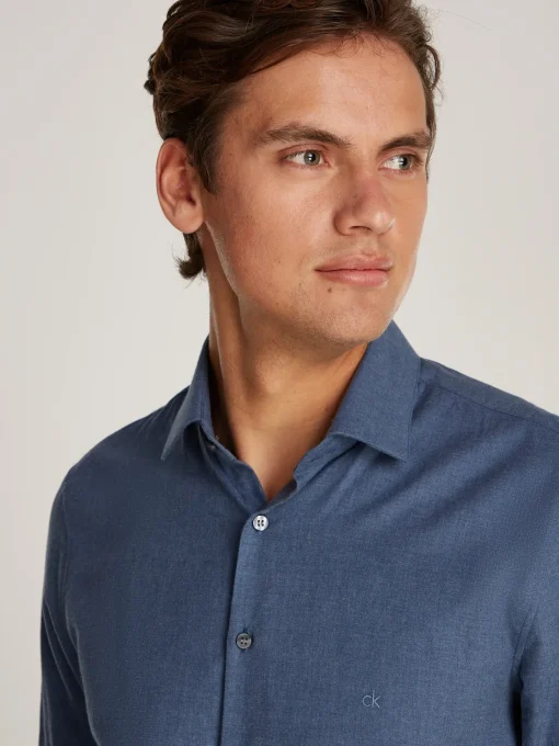 Herren Calvin Klein Baumwollhemd