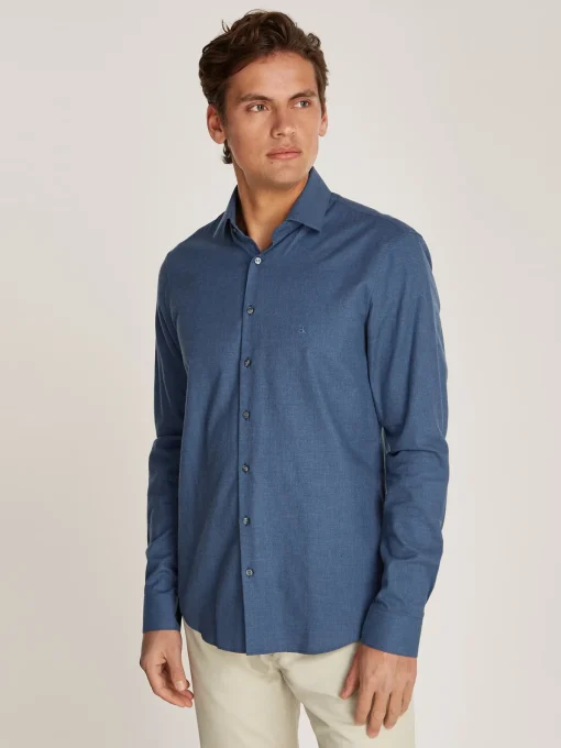 Herren Calvin Klein Baumwollhemd