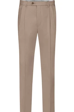 Herren Bugatti Baumwollhose mit Bundfalte