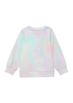 Kinder s.Oliver Baumwollmix-Sweatshirt mit Farbverlauf und Frontprint