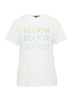Damen Comma Baumwollmix-T-Shirt mit Artwork