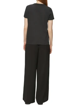Damen QS Baumwollshirt mit Frontprint
