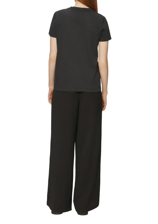 Damen QS Baumwollshirt mit Frontprint