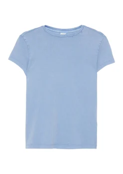 Kinder s.Oliver Baumwollshirt mit Used-Effekt und Rückenprint