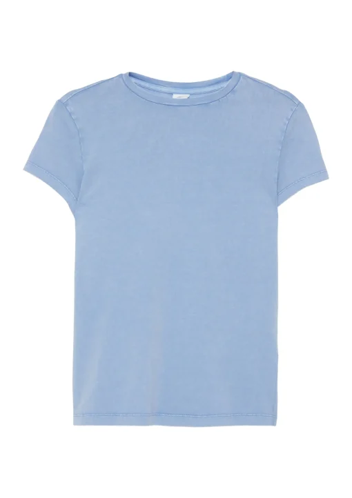 Kinder s.Oliver Baumwollshirt mit Used-Effekt und Rückenprint