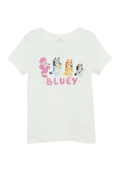 Kinder s.Oliver Baumwoll-T-Shirt mit Bluey-Print®