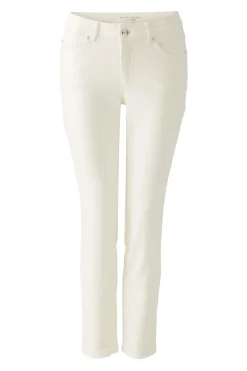 Damen Oui BAXTOR cropped Jeggings slim fit, mid waist