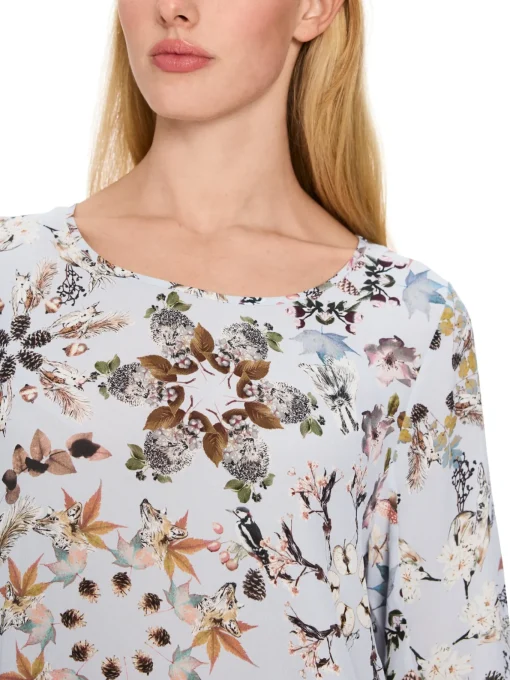 Damen Marc Cain Bedruckte Viskosebluse
