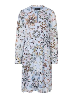 Damen Marc Cain Bedrucktes Kleid aus Viskose-Crêpe