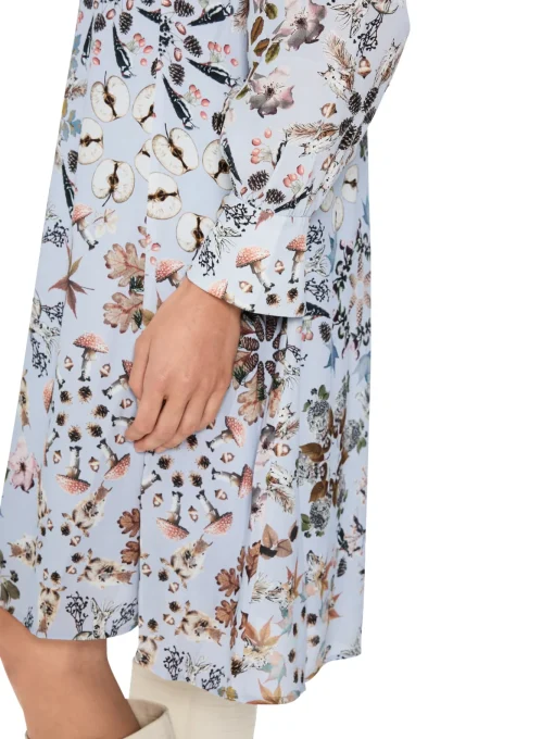 Damen Marc Cain Bedrucktes Kleid aus Viskose-Crêpe