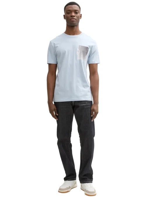 Herren Tom Tailor Denim Bedrucktes T-Shirt