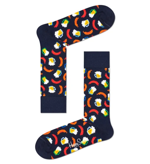 Herren Happy Socks Beer And Sausage Sock