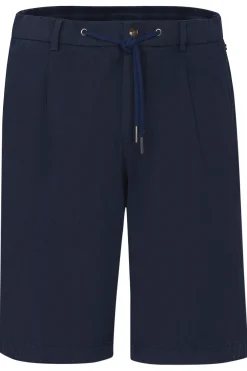 Herren Bugatti Bermuda mit Leinen und Kordelzug