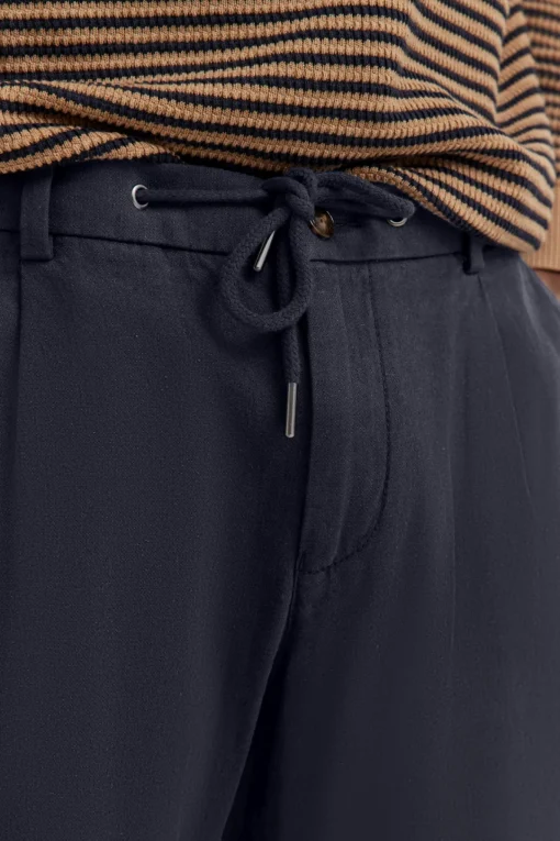 Herren Bugatti Bermuda mit Leinen und Kordelzug