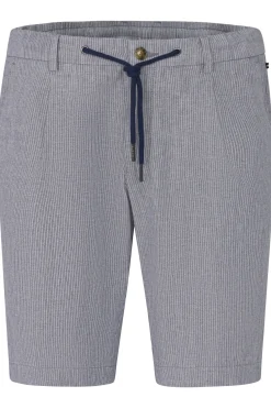 Herren Bugatti Bermuda mit Leinen und Kordelzug