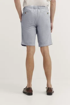 Herren Bugatti Bermuda mit Leinen und Kordelzug