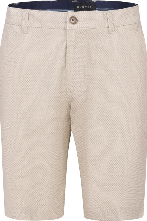 Herren Bugatti Bermuda mit Minimal-Druck