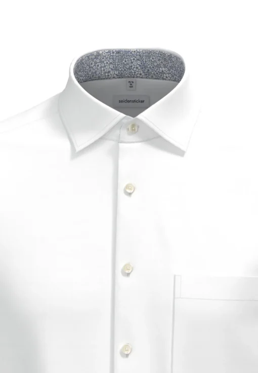 Herren Seidensticker Bügelfreies Twill Business Hemd