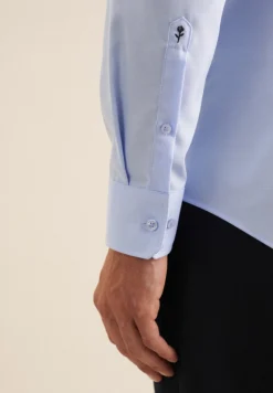 Herren Seidensticker Bügelfreies Twill Business Hemd