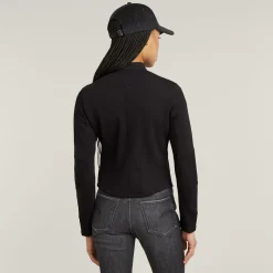 Damen G-Star Biker Slim Sweatjacke