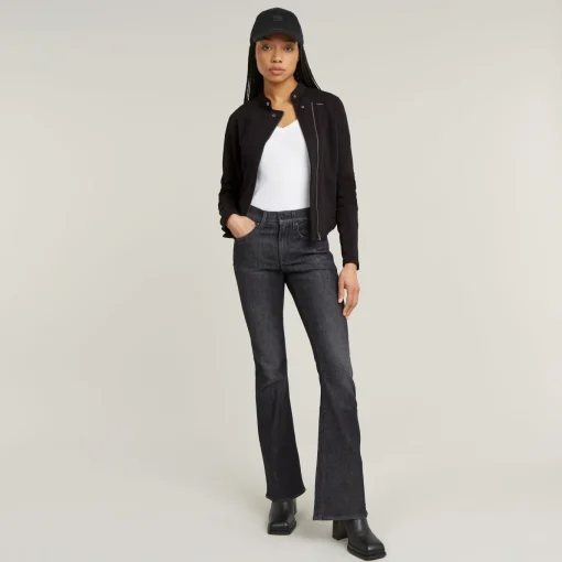 Damen G-Star Biker Slim Sweatjacke