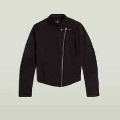 Damen G-Star Biker Slim Sweatjacke