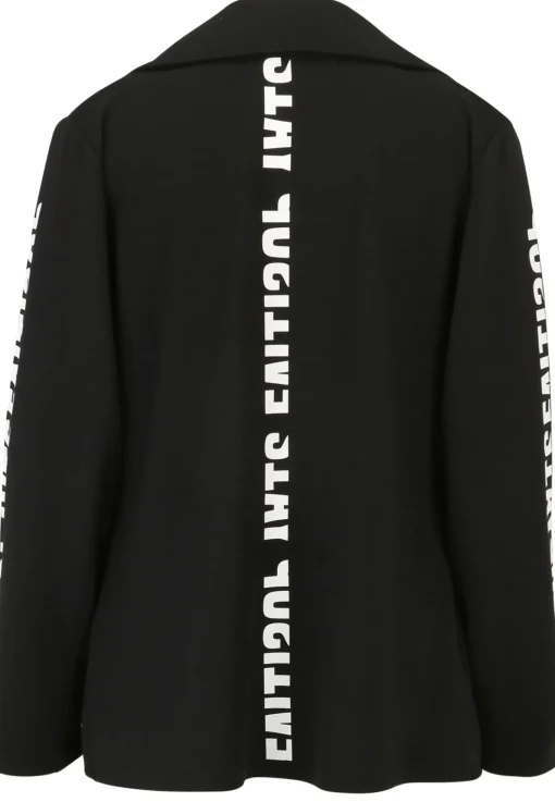 Damen Doris Streich Blazer aus Sweatware mit Motiven