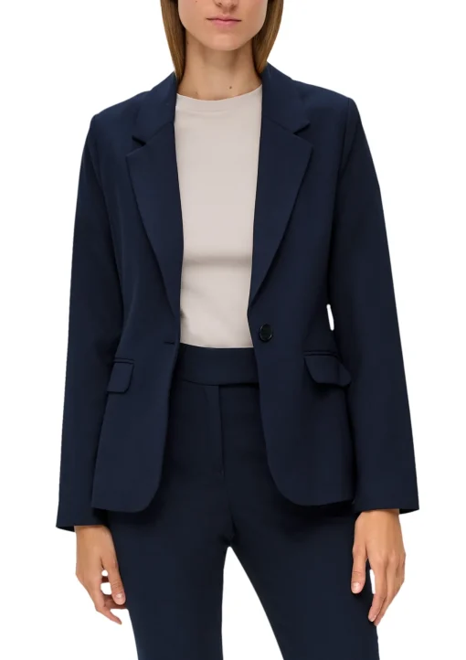 Damen s.Oliver BLACK LABEL Blazer aus Viskosemix