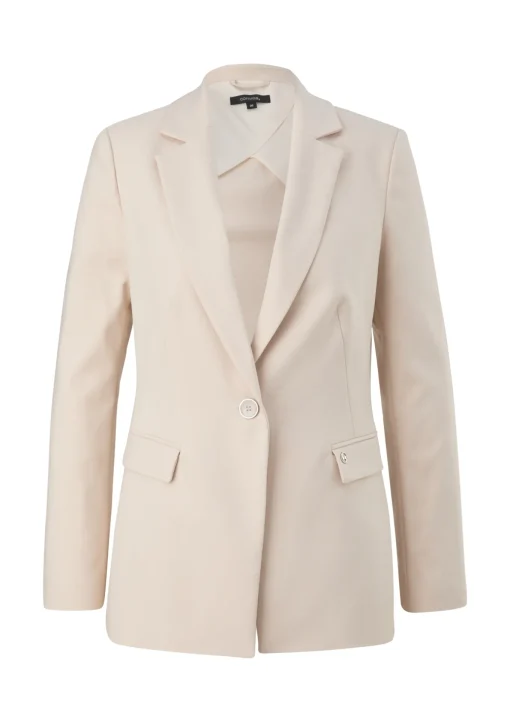 Damen Comma Blazer in tailliertem Schnitt