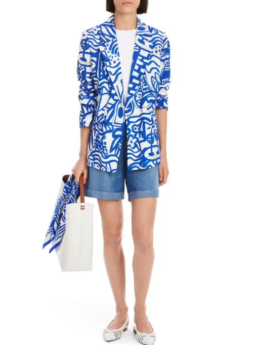 Damen Marc Cain Blazer mit Allover-Muster