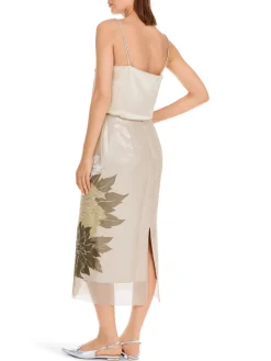Damen Marc Cain Bleistiftrock mit floralem Dessin