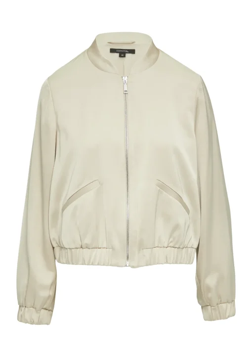 Damen Comma Blouson aus Satin
