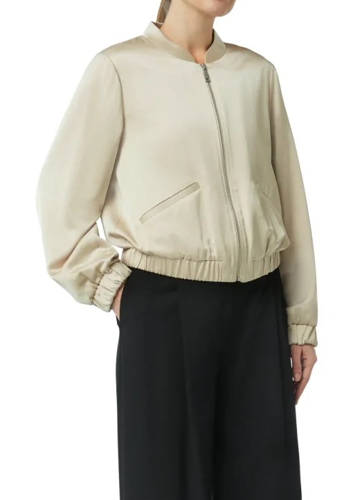 Damen Comma Blouson aus Satin