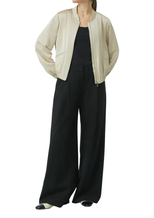 Damen Comma Blouson aus Satin