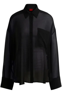 Damen Hugo Red Bluse