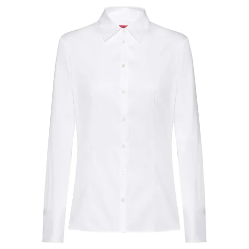 Damen Hugo Red Bluse
