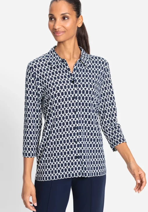 Damen Olsen Bluse