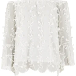 Damen Apricot Bluse