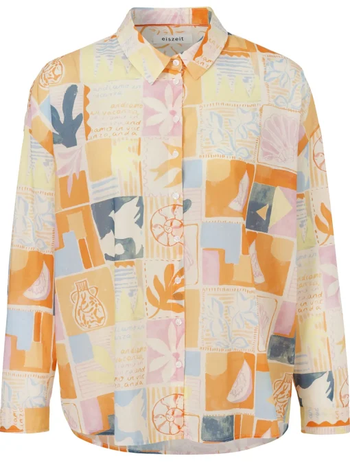 Damen Eiszeit Bluse