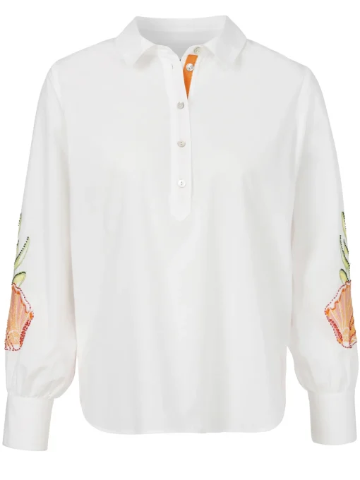 Damen Eiszeit Bluse