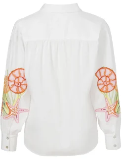 Damen Eiszeit Bluse
