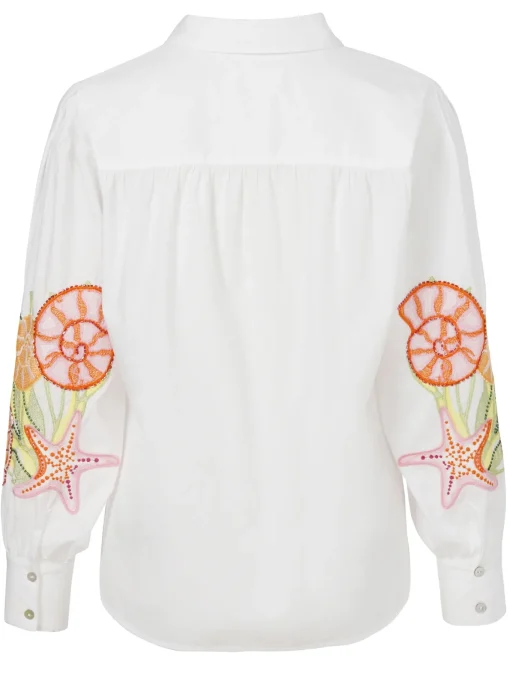 Damen Eiszeit Bluse