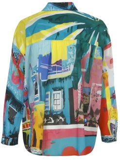 Damen Eiszeit Bluse