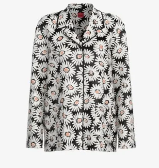 Damen Hugo Red Bluse