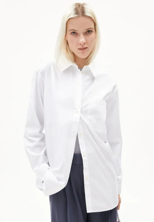 Damen armedangels Bluse aus Bio-Baumwolle MAALGAA
